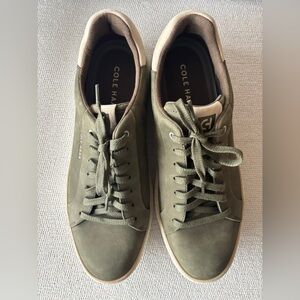 Cole Haan GrandPrø Topspin Sneakers Men 11M Dusty Olive Shoes C41680 Like New